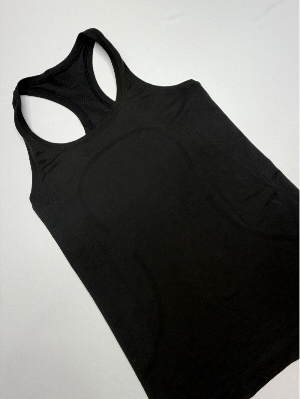 Lululemon Swiftly Tech Racerback Tank Top Black Seamless Activewear Women Size 4